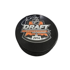 JAKUB VRANA Signed 2014 Draft puck - Washington Capitals