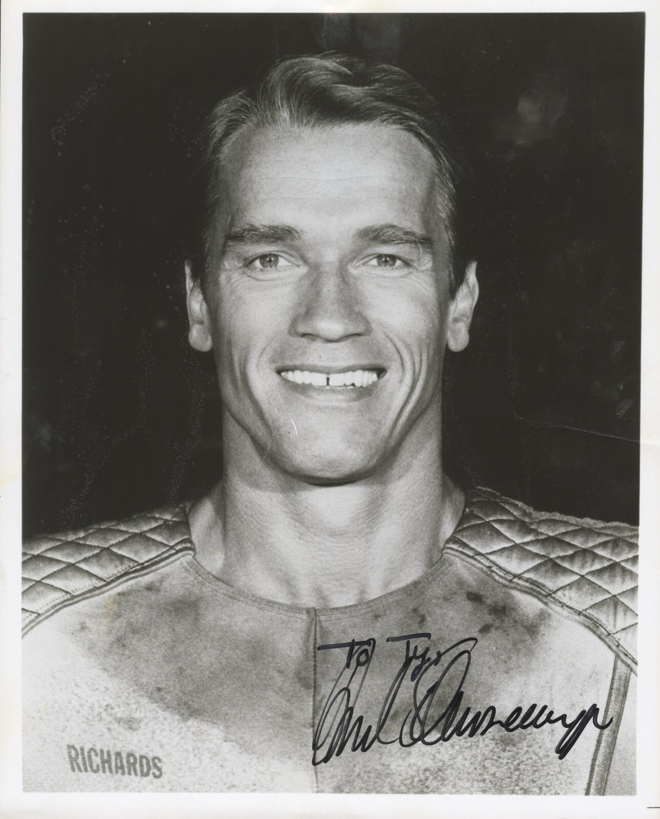 Arnold Schwarzenegger ~ Signed The Running Man Autographed Photo ~ PSA DNA