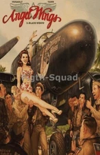 WW2 Picture Photo US Air Force Sexy Busty Pinup PIN-UP  5405