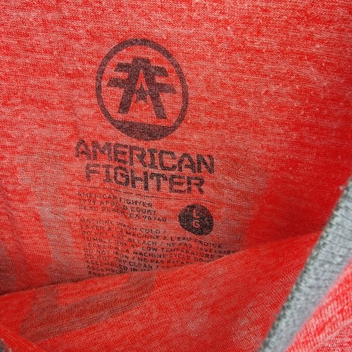 American Fighter T-Shirt Men Large White Graphic Print Athletics 1974 - Picture 3 of 7