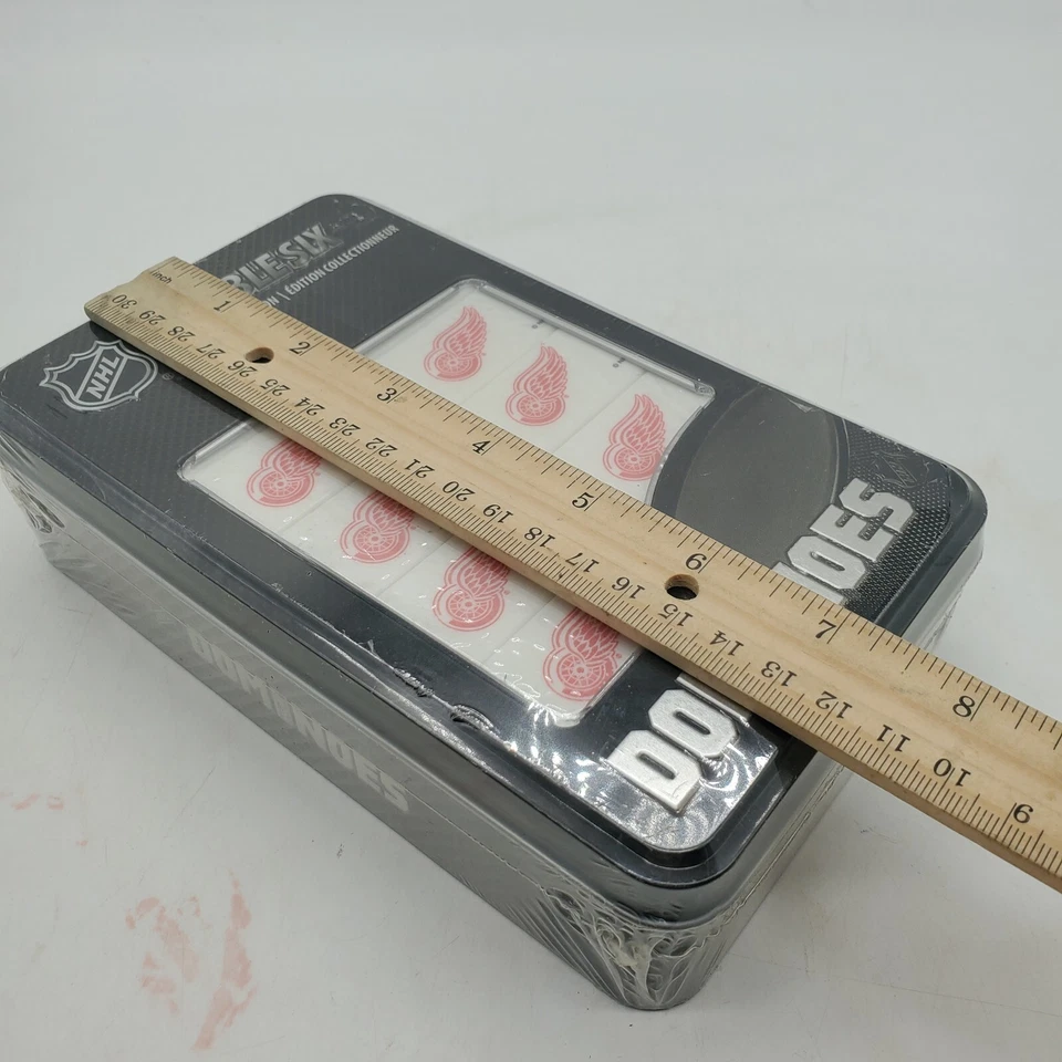 Masterpieces Detroit Red Wings Double-Six домино НОВЫЕ НХЛ лицензированные - Изображение 3 из 4