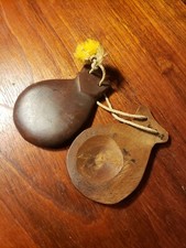 Excellent vintage Spanish carved wood Castanets