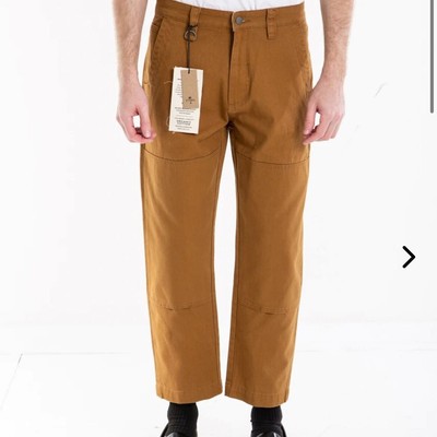 Thrills Union Work Panel Pant in Tobacco Brown Sz 28