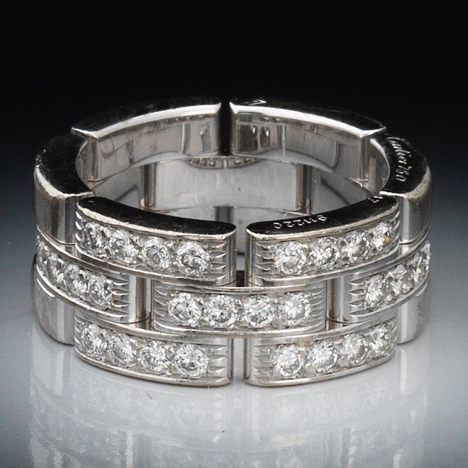 Cartier Panthere Diamond Link Band in 18K Yellow Gold-image