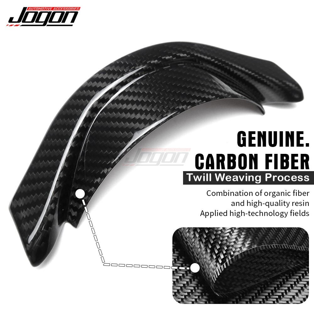 For Lotus Emira V6 GT4 2022-24 Dry Carbon Fiber Steering Wheel Upper Cover Trim
