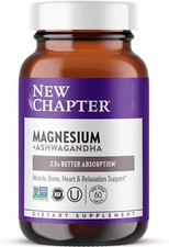 Magnesio + Ashwagandha | Salud muscular, cardíaca y ósea, calma y relajación