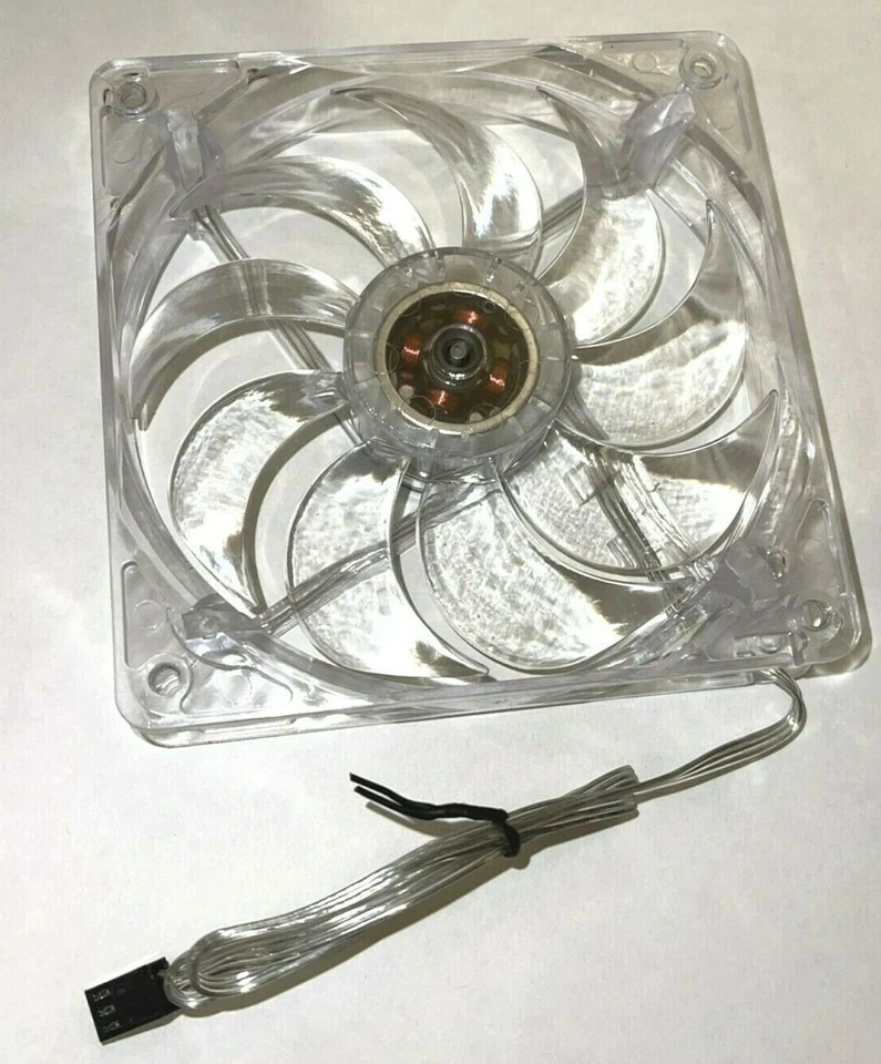 Rosewill LED 120mm Quiet PC Computer Case Cooling Fan 3pin 12V 0.16A 120*120*25  - Image 3 of 3