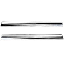 1968 69 70 71 72 73 74 Nova Rocker Panel Extension Moldings Pair Aluminum M1674 1968 69 70 71 72 73 74 Nova Rocker Panel Extension Moldings Pair Aluminum M1674