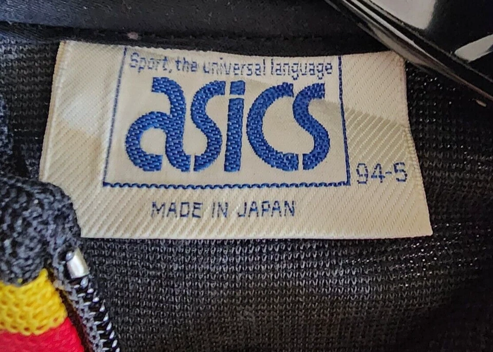 *RaRe* CHAQUETA DE PISTA NEGRA TOKYO VESPA CLUB Scooter Asics Original De Colección | M/L Foto 3 de 3