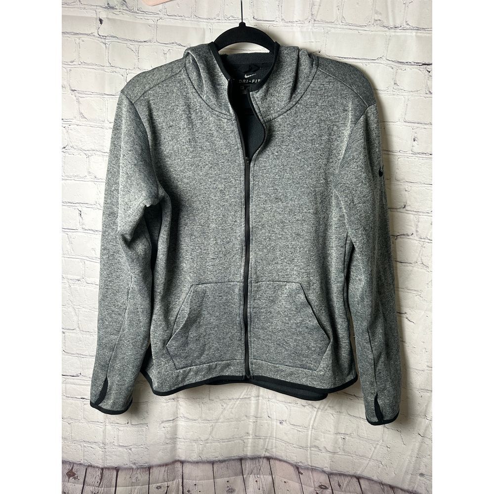 SACAI X NIKE Giacca sportiva Nike Dri FIT grigia full zip abbigliamento sportivo abbigliamento attivo