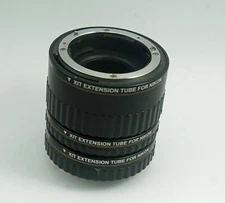 XIT Extension Tube Set with Nikon AF Mount