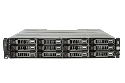 Dell PowerVault MD3400 Storage Array 12x 10TB 7.2K SAS HDD 2x 12G