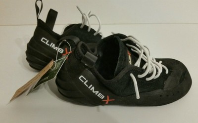 Climb X Rock Star Black Climbing Shoes Lace Sz 7 Us Nwt Ebay