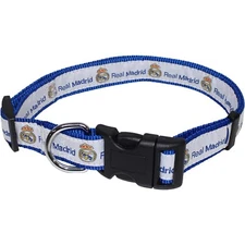 Pets First Real Madrid Soccer Pet Collar Adjustable Dog Collar & Cat Collar