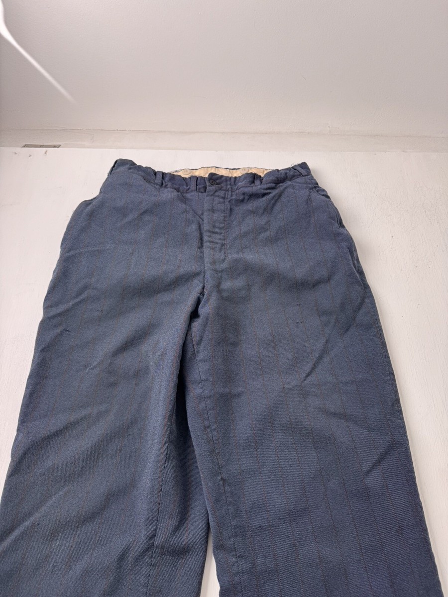 パンツ 60's Blue&Black Chambray Wool Slacks Checkered Wool Pants | Brooks Brothers