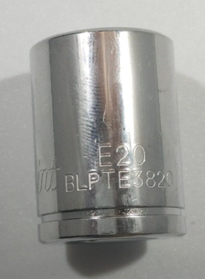 BLUE POINT BLPTE3820, 3/8'' DRIVE E20 TORX SOCKET, SHALLOW *NEW/UNUSED*