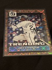 2022 PANINI DONRUSS BASEBALL GOLD TRENDING JAZZ CHISHOLM MIAMI MARLINS/99