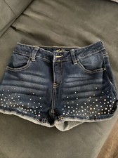 Girl's Justice jean shorts Size 14R FREE SHIPPING
