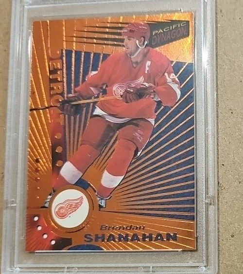1997-98 Pacific Dynagon Copper #44 Brendan Shanahan Red Wings PSA 8 - Image 3 of 3