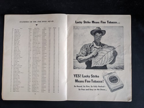 Rare 1946 ARMY vs DUKE Football Game Program Glenn Davis - Lon Keller Cover Art - Picture 16 of 22