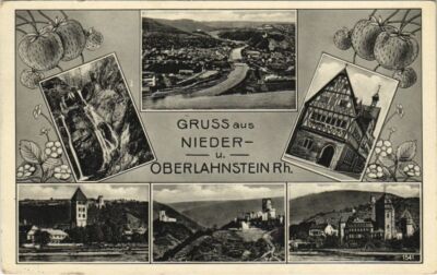 CPA AK Nieder und Oberlahnstein am Rhein - Scenes - Views GERMANY (1069814)