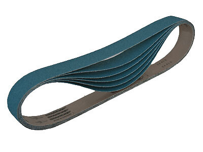Nastri levigatori 2 x 48 nastri levigatrice in tessuto zirconi, confezione da 6 (grana 40) - Foto 3 di 3