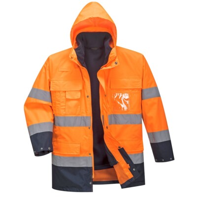 Hi-Vis 3-in-1 Contrast Lite Jacket | abnehmbare Innenjacke | S-3XL