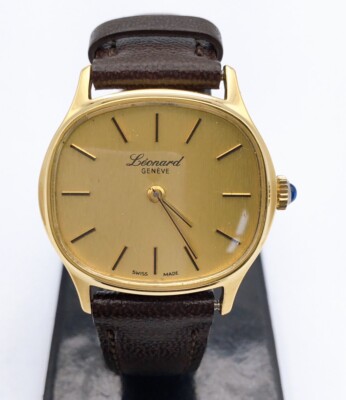 Auth Leonard 'Excellent Condition' Vintage 531 Geneve Watch