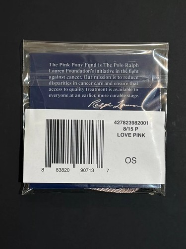 Ralph Lauren rosa Pony Bolo Armband Krebsbewusstsein Polo Jockey Liebe 2er-Pack - Bild 7 von 7