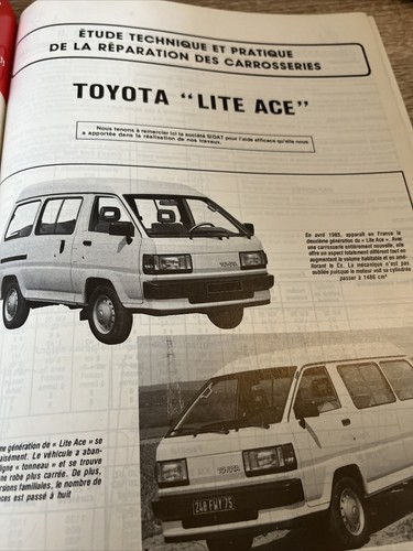 Revue technique Carrosserie TOYOTA LITE ACE FOURGON FAMILIAL KM 20 VQ KM 36 - Picture 3 of 14