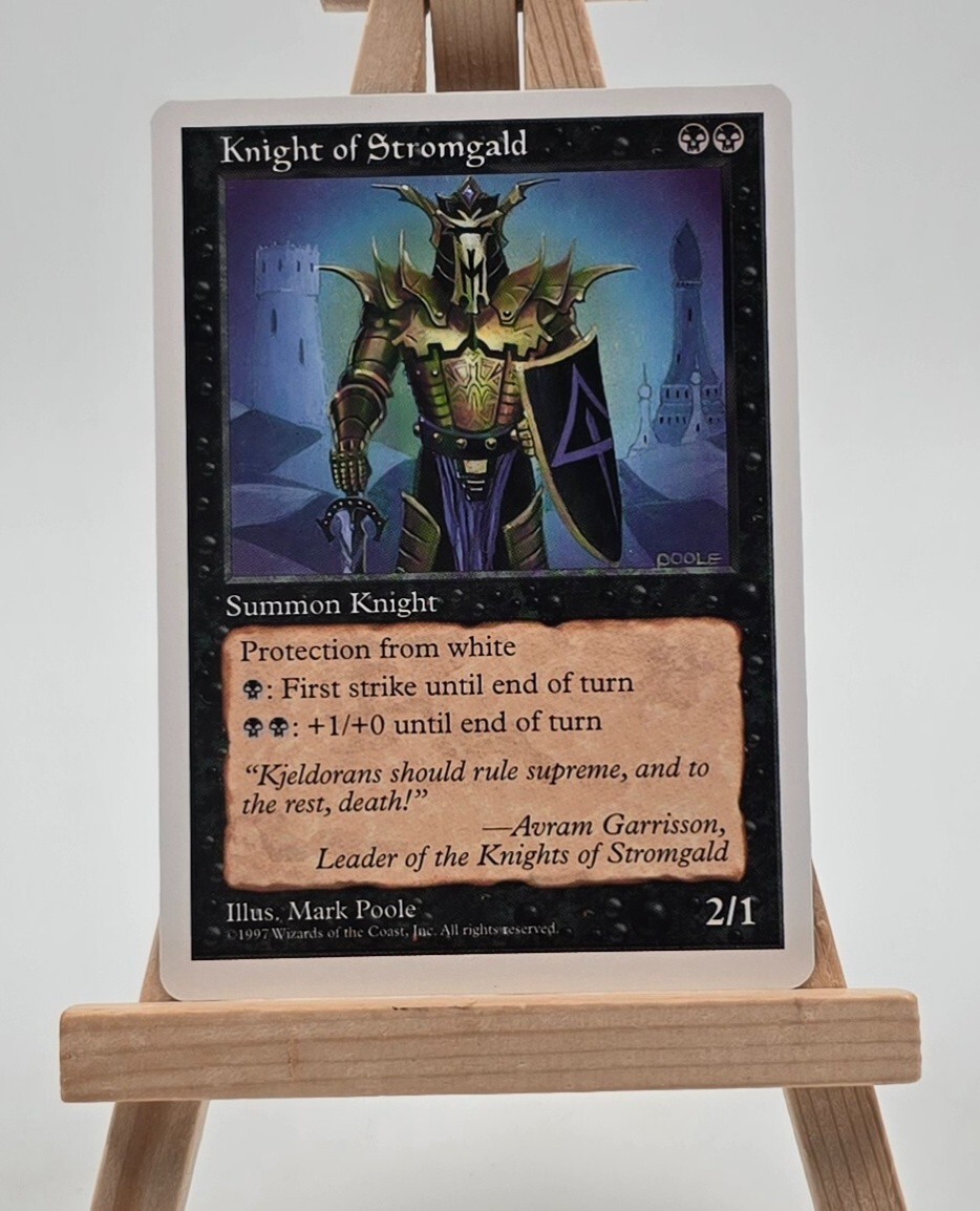 Knight of Stromgald Fifth Edition (5ED) Magic inglés (Ritter von Stromgald)