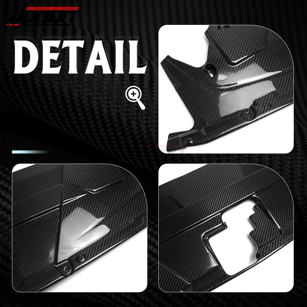 Real Carbon Engine Hood Panel Cover Trim For S650 Ford Mustang GT Dark Horse 24+ - Picture 3 of 15