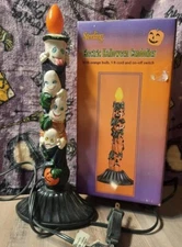 Vintage Sterling Brand Electric Halloween Candolier Candle Ghosts IN BOX