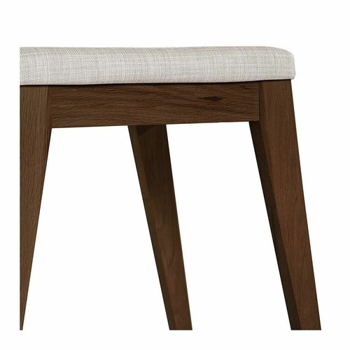 STEFAN SCANDINAVIAN WALNUT + BEECH WOOD FABRIC STOOL - Picture 6 of 6