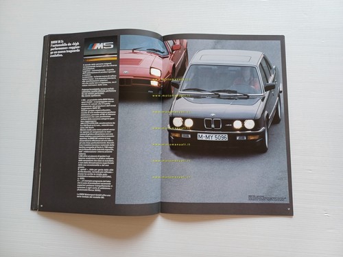 BMW M3 - M5 - M 635 CSi 1985 depliant italiano originale - Picture 9 of 17