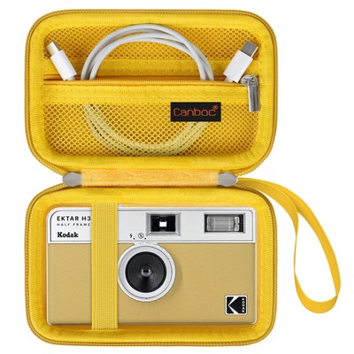 Carrying Travel Case for KODAK EKTAR H35/ M35/ H35N/ F9/ M38 Half Frame Yellow
