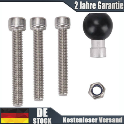 Ram Mount Ram-B-367U Motorradlenker Klammer Sockel mit  M8 Schrauben Kit Set