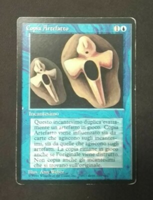 MTG COPY ARTIFACT FBB 1° ED. ITALIAN - COPIA ARTEFATTO PLAYED AS