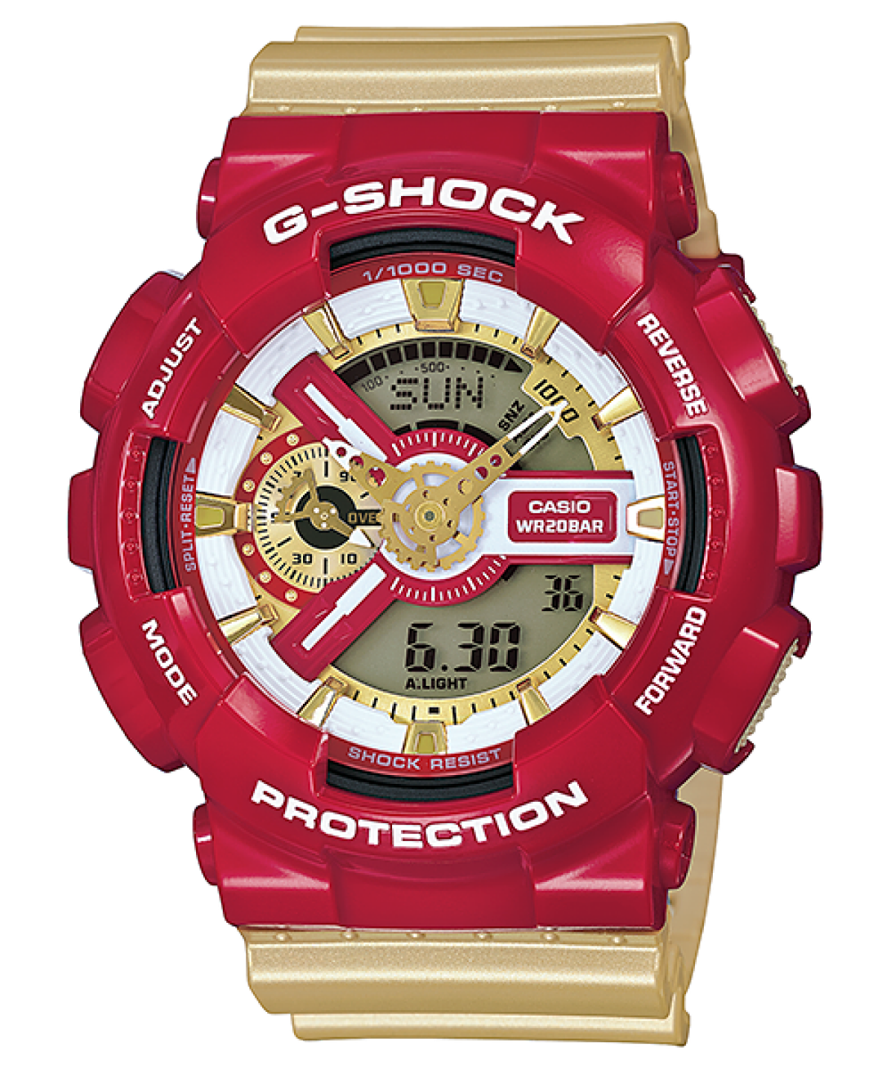 【未使用】CASIO G-SHOCK GA-110CS-4A CASIO G-SHOCK GA-110CS-4A Analog-Digital Iron Man Limited
