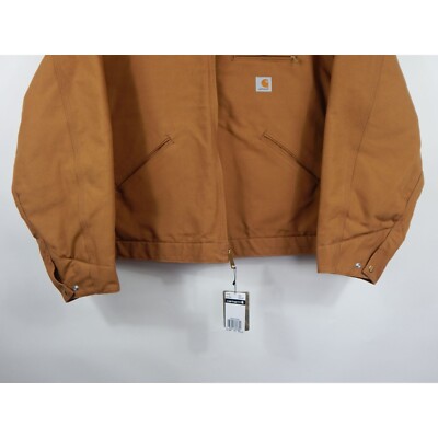 Carhartt J001 BRN Detroit Jacket Duck Blanket Brown Size 3XL Men's