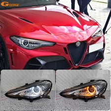 For Alfa Romeo Giulia 952 Ultra Bright A/W Switchback Led Angel Eyes Halo Rings