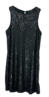 Marina Black Women's Sequins Sleeveless Shift Flare Dress Size 6 NWT | eBay Marina Black Women's Sequins Sleeveless Shift Flare Dress Size 6 NWT | eBay