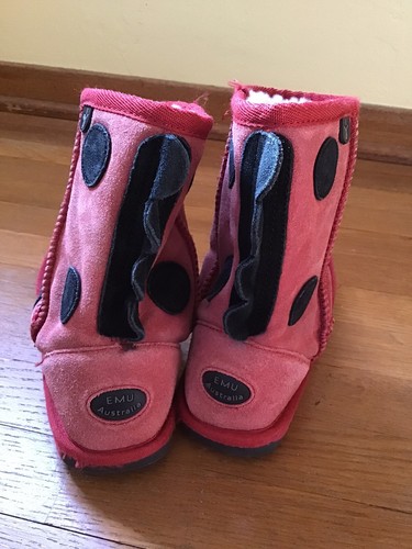 Emu Australia 100% Merino Wool Ladybug 