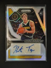 Hunter Tyson RC 2023-24 Panini Prizm Rookie Signatures Auto Silver Prizm [3hk