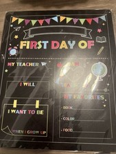 First Day Of School Sign