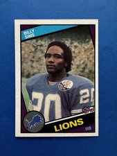 1984 Topps #260 Billy Sims Detroit Lions +/- NM / NRMT