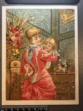 Antique Victorian Trade Card - A&P Baking Powder - New York 