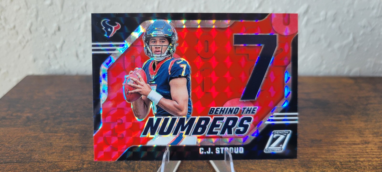 2023 Panini Zenith - Behind the Numbers C.J. Stroud #5 Red (RC)