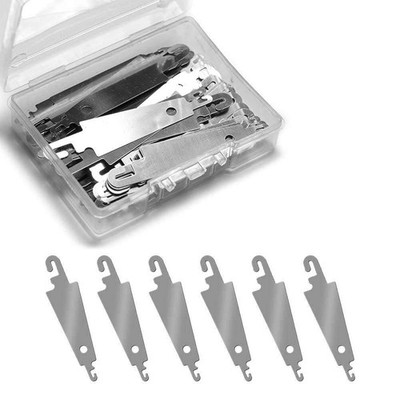 Jofefe 60Pcs Stainless Steel Needle Threader Embroidery Cross Stitch Needle-T...