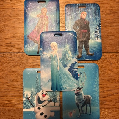 Disney Characters Lanyard Card/Badge/ID Holder  Neck Straps Gift Set (set of 5) 